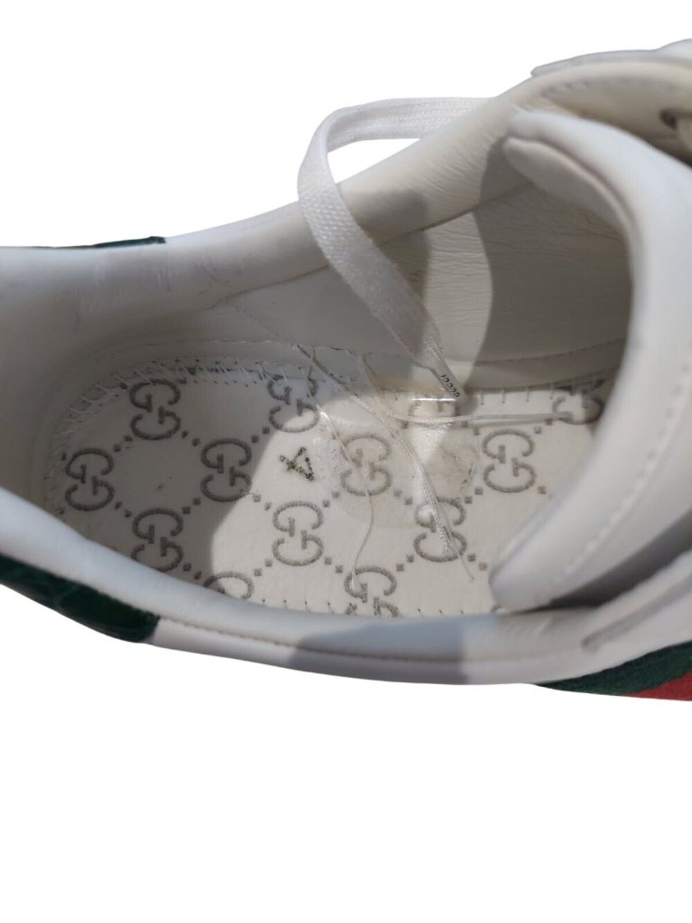 Gucci Ace Sneakers White Womens Size 9 Mens Size 6-6.5 - Picture 7 of 10